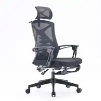 Adjustable Swivel Ergonomic Mesh Office Gaming Chair with Footrest
