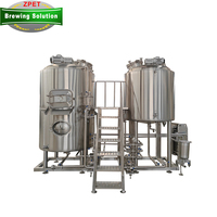 Système de brasserie sanitaire clé en main 300L 500L 1000L, équipement de brasserie artisanale nano, fournisseur de machines à fabriquer de la bière