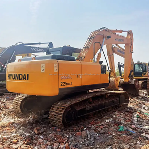 Hyundai 225LC-7 210LC-7 215 Excavadoras usadas 225 con caja de cambios de motor central Excavadoras hidráulicas de segunda mano sobre orugas - Product Image 4