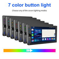 F133 Portable 7 pouces PND voiture moniteur Android Radio GPS pour Bluetooth DSP caractéristiques carte SD tableau de bord intelligent tableau de bord sans fil