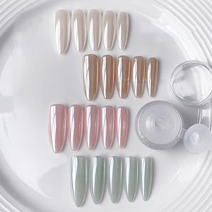 AILANUO Résine Naturelle Sans HEMA Série de Poudres de Revêtement 4 Couleurs Finition Brillante Huile pour OEM/ODM/Étiquetage Privé - Product Image 1