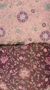 Tissu en dentelle magnifique en gros, perles, paillettes, broderie pour robe de soirée - Product Image 4