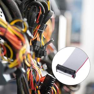 Câble plat Meccanixity à 24 broches, pas de 2,54 mm, longueur de 50 cm, connecteur FC vers FC, fil de raccordement pour utilisation informatique - Product Image 3