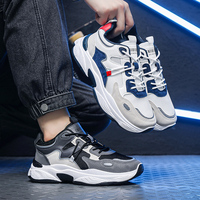 Chaussures pour hommes MD027, nouvelles chaussures de sport décontractées respirantes en mesh, résistantes à l'usure, polyvalentes, chaussures de course, baskets tendance pour papa