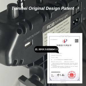 Anneau lumineux photographique Tik Tok de 14, 18, 21 pouces, fabricant Rl 18 pouces Rl18 Rl21, grand anneau lumineux LED pour le maquillage avec trépied - Product Image 2