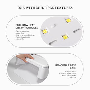 Nieuwe 2 In 1 Hand Kussen Nagellamp Snel Droog Opvouwbaar Uv Led Lamp Uitharding Gel Nagellak Manicure Tools - Product Image 4