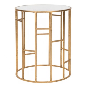 Tabouret rond de Table basse de style vintage, de haute qualité, élégant, pour hôtel, maison, salle de mariage, Restaurant fabriqué en inde, offre spéciale exportation - Product Image 1