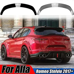 สปอยเลอร์หลังคาท้ายรถยนต์ StarNav สำหรับ Alfa Romeo Stelvio 2017+ ปีกหลังติดตั้งบนฝากระโปรงท้าย ป้องกันลมและตกแต่งภายนอกรถยนต์ - Product Image 1