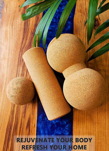 Individuelles Luxuriöses Hochwertiges Kork-Massageball-Set in Erdnussform zur Natürlichen Linderung von Muskelkater nach dem Sport und für Dehnübungen - Product Image 6