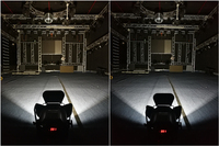 6in1 rgbwa + uv led COB lumière 200W lumière d'étape