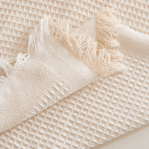 Capas de Assento para Conjunto de Sofá Cor Sólida com Textura Waffle Antiderrapante Proteção para Móveis de Sofá Uso Universal em Todas as Estações - Product Image 2