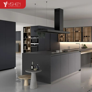 Alta <span class=keywords><strong>cucina</strong></span> lucida isola rubinetto lavello parete di lusso mobile a basso prezzo modulare in pietra sinterizzata appartamento di fascia alta mobili da <span class=keywords><strong>cucina</strong></span> - Product Image 3