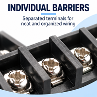 Bloc de bornier de barrière en acier de 7,62 mm, norme CUL VDE, à vis, vente en gros