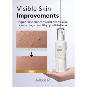 Esencia Missha Cell Renew con mucina de caracol y vitamina C 100 ml, sérum hidratante para el cuidado de la piel del rostro. - Product Image 3