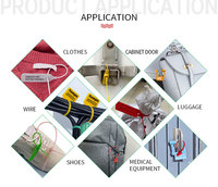 Numéro personnalisé joints en plastique insert en métal PP matériel plastique joint de sécurité en plastique serrures jetables étiquettes d'étanchéité de sangle de sécurité