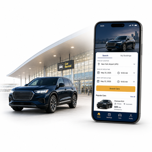 พัฒนาแอปจองรถเช่าขั้นสูงสำหรับ IOS และ Android พร้อมข้อมูลสถานะ<span class=keywords><strong>รถ</strong></span>และสัญญาดิจิทัล LionCreate - Product Image 1