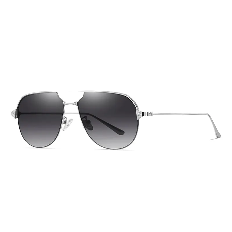Óculos de sol polarizado para homens, óculos de sol polarizado, metal, para homens, polarizado, nylon, lentes polarizadas, modelo de moda, proteção uv400