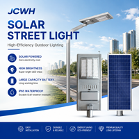 Farola LED Solar DC con Certificación IP66, CCC, CE y RoHS, Batería Lifepo4, Aluminio, Garantía de 5 Años, para Carreteras, Jardines y Montaje en Pared