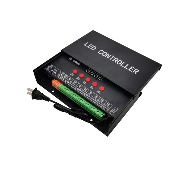 8 Channel Wireless Control LED Controller T81000AC Full Color Programmable Light Strip Driver RGB Pixel Lights