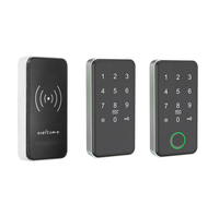 Cerradura Electrónica Inteligente con Huella Dactilar y Contraseña, App TTLOCK, para Oficina, Sauna, Gimnasio, Gabinete, Cajón, Seguridad, Pantalla Táctil, Alta Sensibilidad