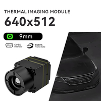 Caméra thermique WINBIG avec objectif 9 mm, sortie analogique CVBS/UART, caméra thermique infrarouge pour la vision nocturne