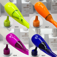 Vernis Gel UV Néon Professionnel en Gros, 48 Couleurs, Flacon de 15ml pour Salon et DIY Nail Art - Longue Durée, Non Toxique