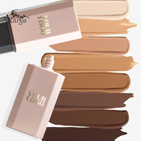 Fond de Teint Liquide Couvrant et Lumineux Longue Tenue SPF 40 Effet Peau Parfaite Super Sérum Maquillage Marque Blanche