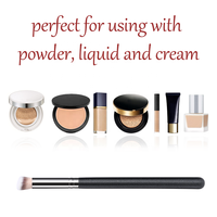 En gros unique correcteur brosse marque privée petit plat haut Kabuki nez Contour brosse synthétique sous les yeux correcteur brosse