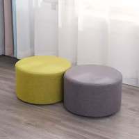 Pouf ottoman moderne minimaliste en tissu doux avec rangement, multifonctionnel, durable et écologique pour hôtels et chambres à coucher