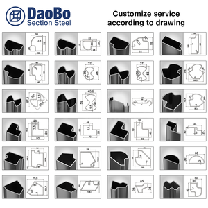 Daobo ท่อขึ้นรูปเย็น ASTM ความแม่นยำสูงโครงเครื่องจักรก่อสร้างท่อเหล็กแบบกำหนดเอง - Product Image 5