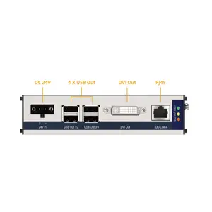 DVI KVM penerima ekstender 100M | Jaringan Cat5e Cat6 Cat7 | input dan output DVI USB Extender kvm usb20