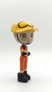 Thiết Kế Ban Đầu Mini Rắn PVC Lính Lửa Đồ Chơi Hình Phim Hoạt Hình Phong Cách Giả Vờ Nghề Cho Trẻ Em Được Làm Với Chất Liệu ABS - Product Image 5