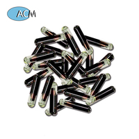 125KHZ Rfid Glass Tube Rfid Glass Tag Capsule Microchip Implant pour l'identification des animaux