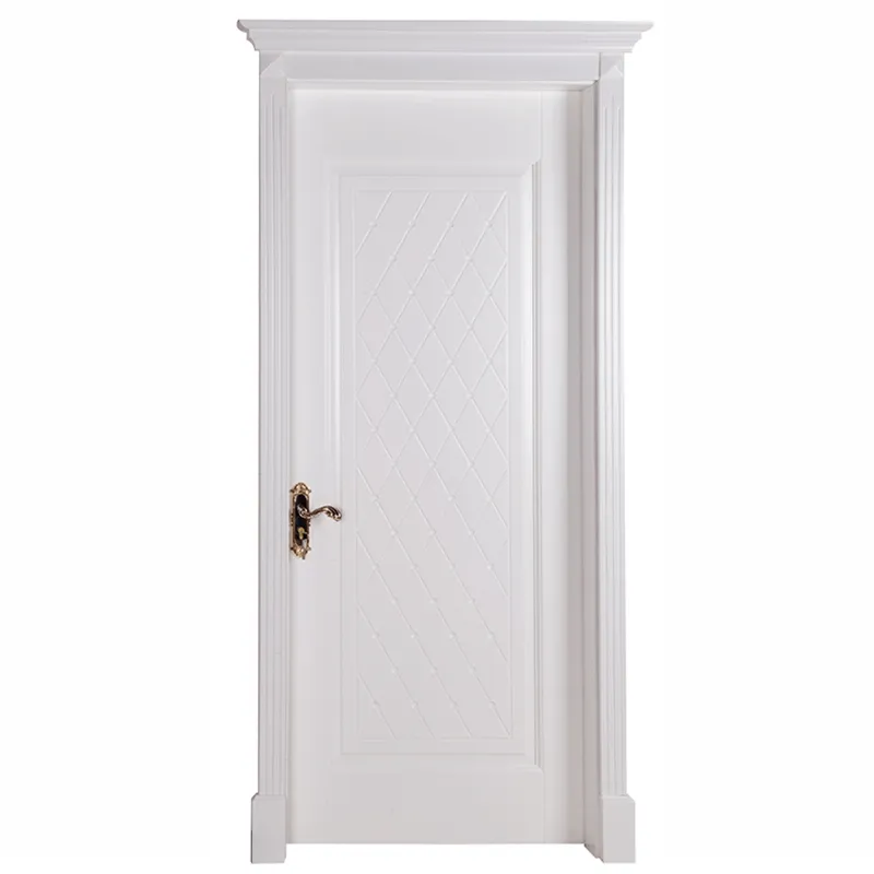 Wooden Textured Full Wpc Door With Pvc Film Lamination Door 100% Waterproof Interior Door In Bedroom For Saudi Arabia