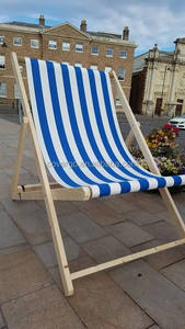 Produttore promozionale XXL grandi grandi grandi sedie a <span class=keywords><strong>sdraio</strong></span> con Logo personalizzato stampato in legno pieghevole sedia per il tempo libero - Product Image 4