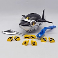 Colección OEM Tjxb002 Xiaobao serie Shark Chili transformación Robot modelo nueva condición Mecha Juguete plástico estrella figuras de acción