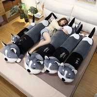 Peluche géante personnalisée Husky, jouet en peluche, coussin, fabricant OEM pour cadeau d'anniversaire