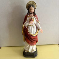 20cm la Vierge Marie Résine Saint Père Église Décoration Maison Noël Décor
