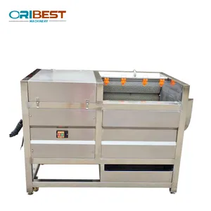 Market oriented steam peeler potatoes / commercial ginger peeler and washer machine