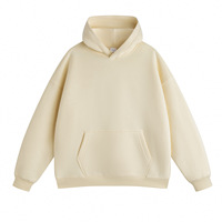 Hiver 2026 : Vente Flash – Sweat à Capuche Homme Ample et Décontracté en Coton Épais 350 g/m² avec Doublure Velours