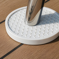 Patins de chaise en caoutchouc alvéolé anti-rayures, anti-vibrations, antidérapants pour la protection des pieds de meubles