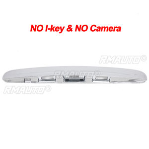 Poignée de hayon argentée sans trou pour clé connectée ni caméra pour Nissan Qashqai J10 JJ10 07-14, avec cache en plastique - Product Image 2