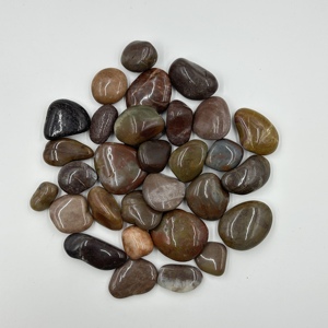 Đa-Màu Tự Nhiên Cobbles & Sỏi Nhỏ Hỗn Hợp Rửa Đánh Bóng Sông Sỏi Đá Cho Thiết Kế Sân Vườn Nhà DIY - Product Image 1