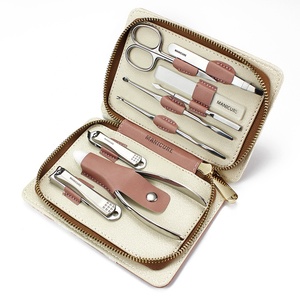 Chất Lượng Hàng Đầu 9 Pcs Làm Móng Tay Bộ Móng Chân Bộ Gương Đánh Bóng Với Du Lịch Sang Trọng Trường Hợp Cho Nam Giới Và Phụ Nữ - Product Image 3