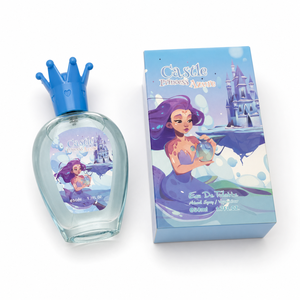 Profumo Spray Eau De Toilette <span class=keywords><strong>per</strong></span> <span class=keywords><strong>Bambini</strong></span> a Tema Cartone Animato 50mL, Fragranza Floreale a Lunga Durata, Antizanzare, Bottiglia a Corona, Tema Principessa - Product Image 1