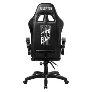 Silla Gaming Juventus Fino Alla Fine Negra y Blanca SGPN0003 - Product Image 2