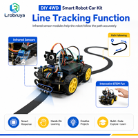 Kit de Coche Robótico Inteligente 4WD DIY, Kit Educativo STEM de Codificación y Programación para Niños, Estudiantes y Proyectos Maker LTARK-39