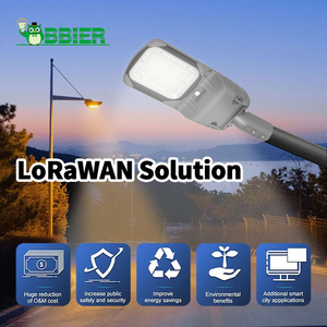 Bbier IP65 Không Thấm Nước Lora-Lưới Giải Pháp Thông Minh <span class=keywords><strong>LED</strong></span> Đèn Đường Ngoài Trời Thông Minh Năng Lượng Mặt Trời Ánh Sáng Đường Phố Điều Khiển - Product Image 2