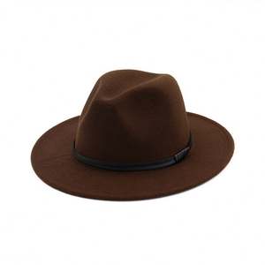 Sombrero Fedora de Lana Clásico para Mujer X3085, Ala Ancha, Estilo Jazz, Ajustable con Hebilla, para Estilos Formales - Product Image 5