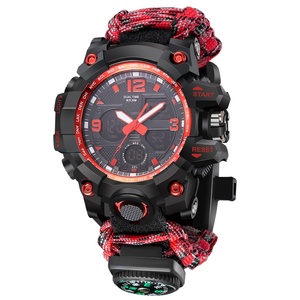 Dernière Montre de Survie Militaire Digitale Multifonctionnelle avec Hygromètre et Boussole pour Hommes - Product Image 4